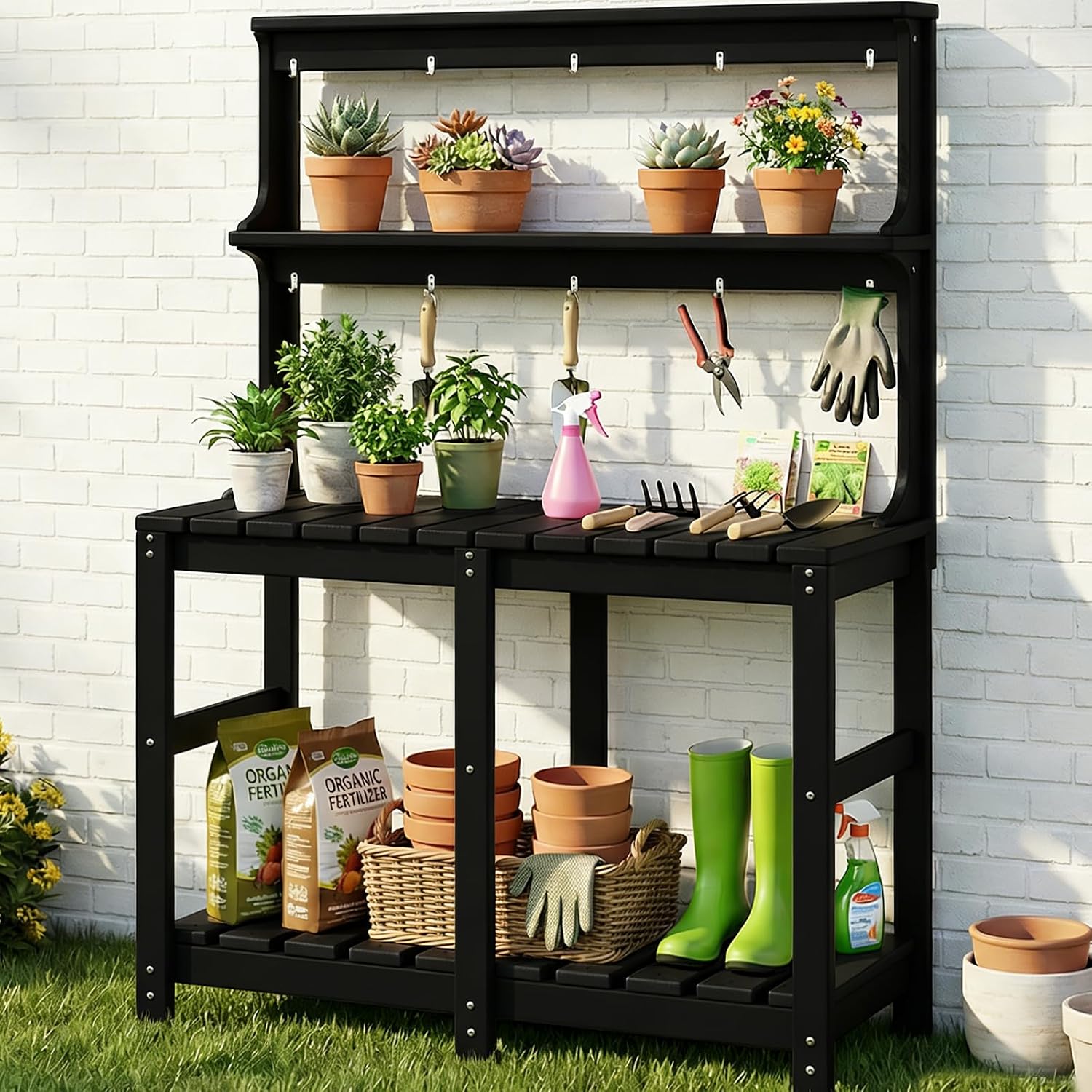 Garden Weather Station - Tavolo da Giardinaggio in HDPE Resistente