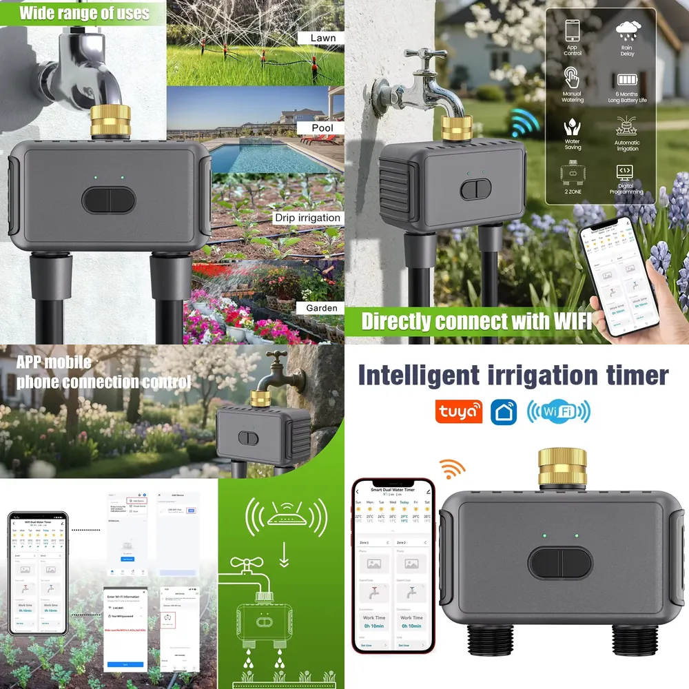 Smart Garden Water - Timer per Irrigazione WAP01 con Controllo