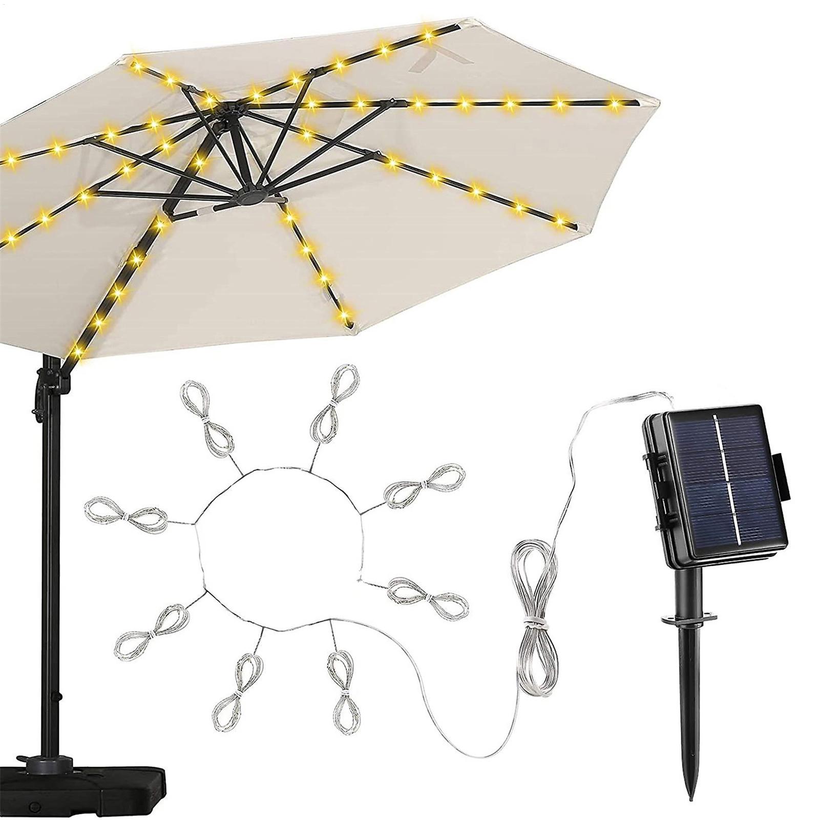 Smart Garden Umbrella - Lampada Solare per Ombrellone da Giardino,