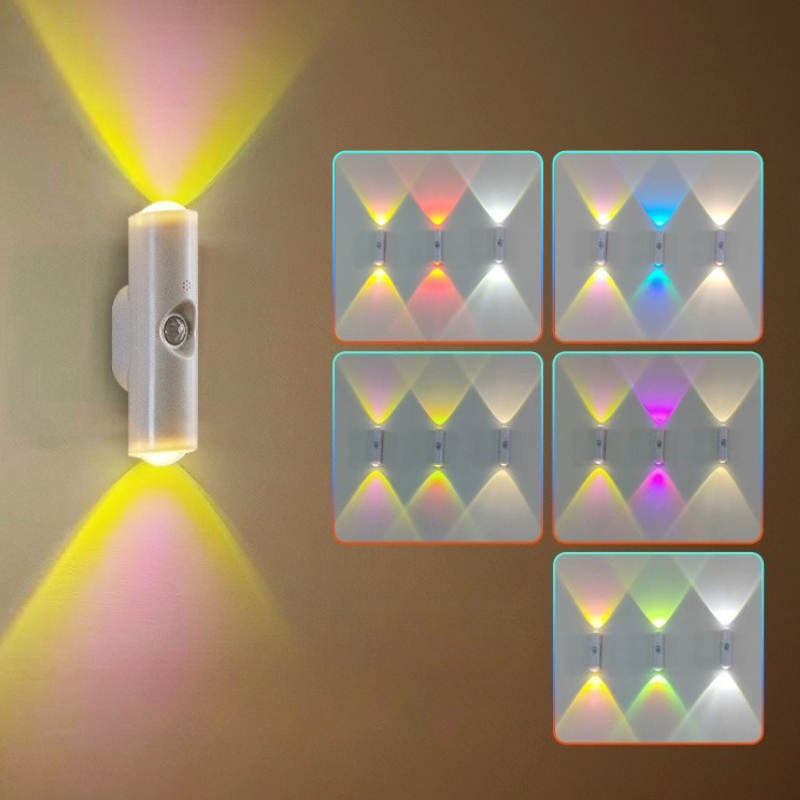 Smart Garden Ornaments - Lampada da parete ricaricabile con sensore