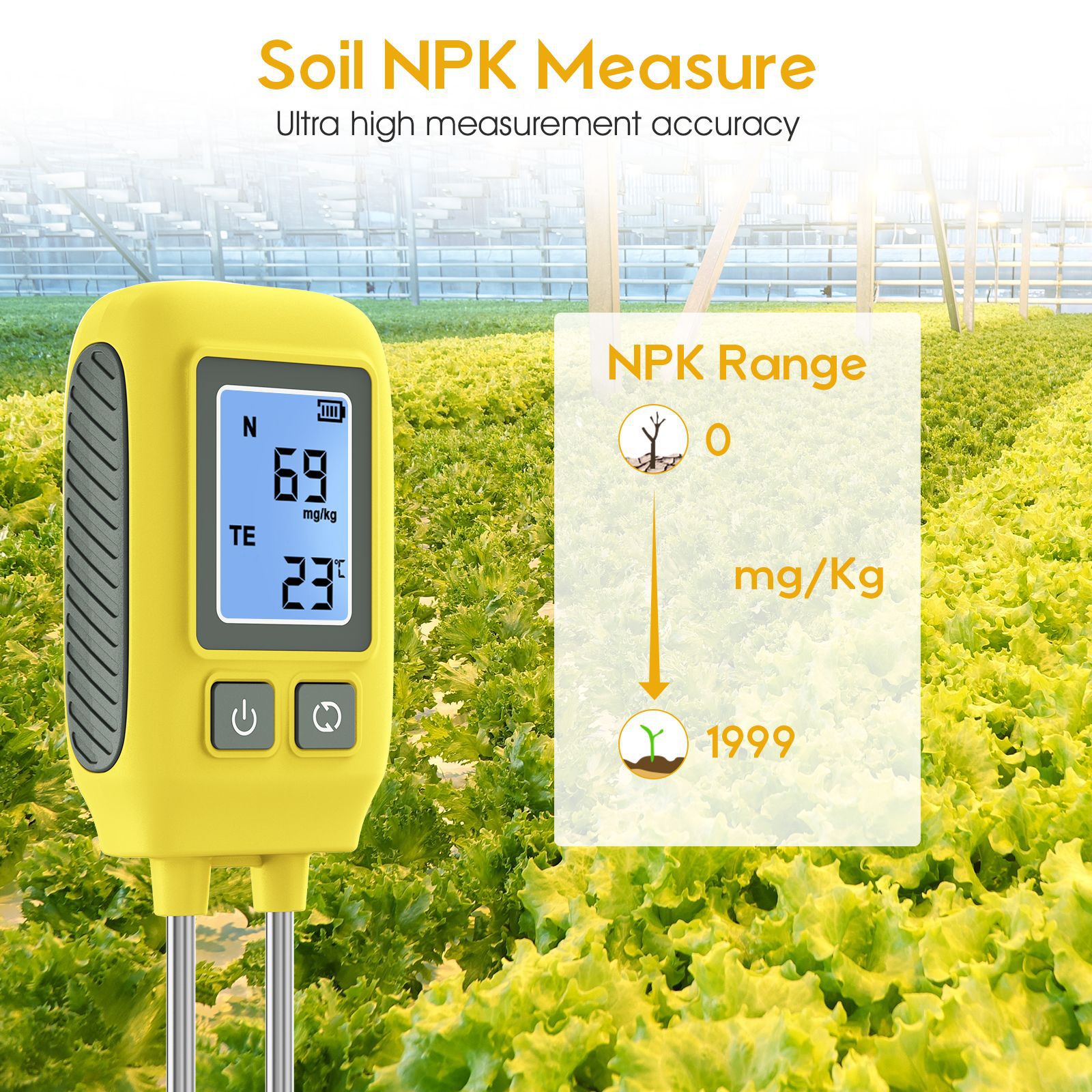 Soil Test Digital - Analizzatore Digitale della Qualità del Suolo,