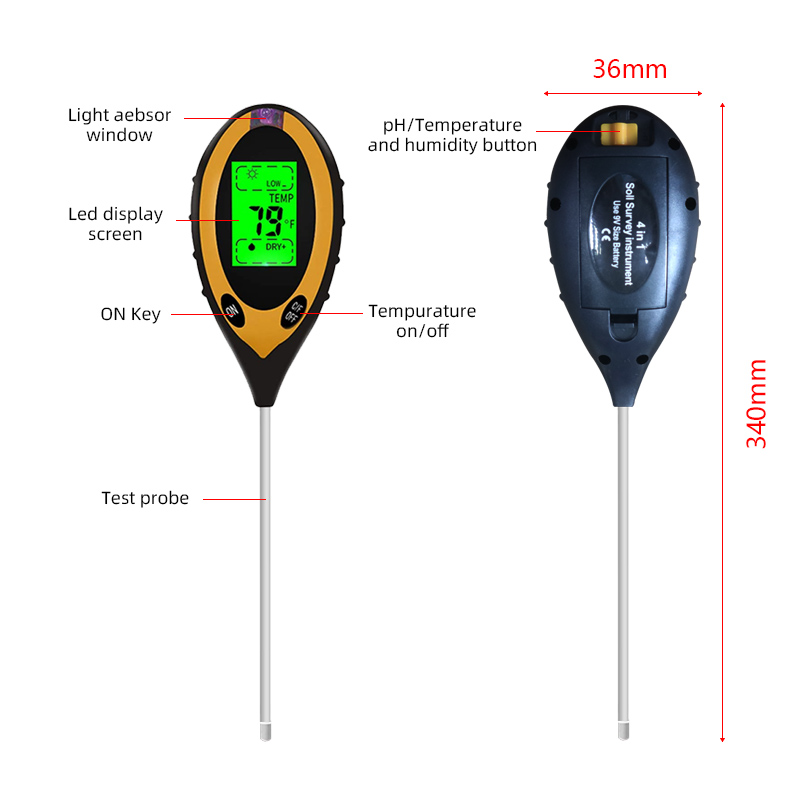 Misuratore di pH del Suolo, Te - Soil Test Digital recensione e prezzo