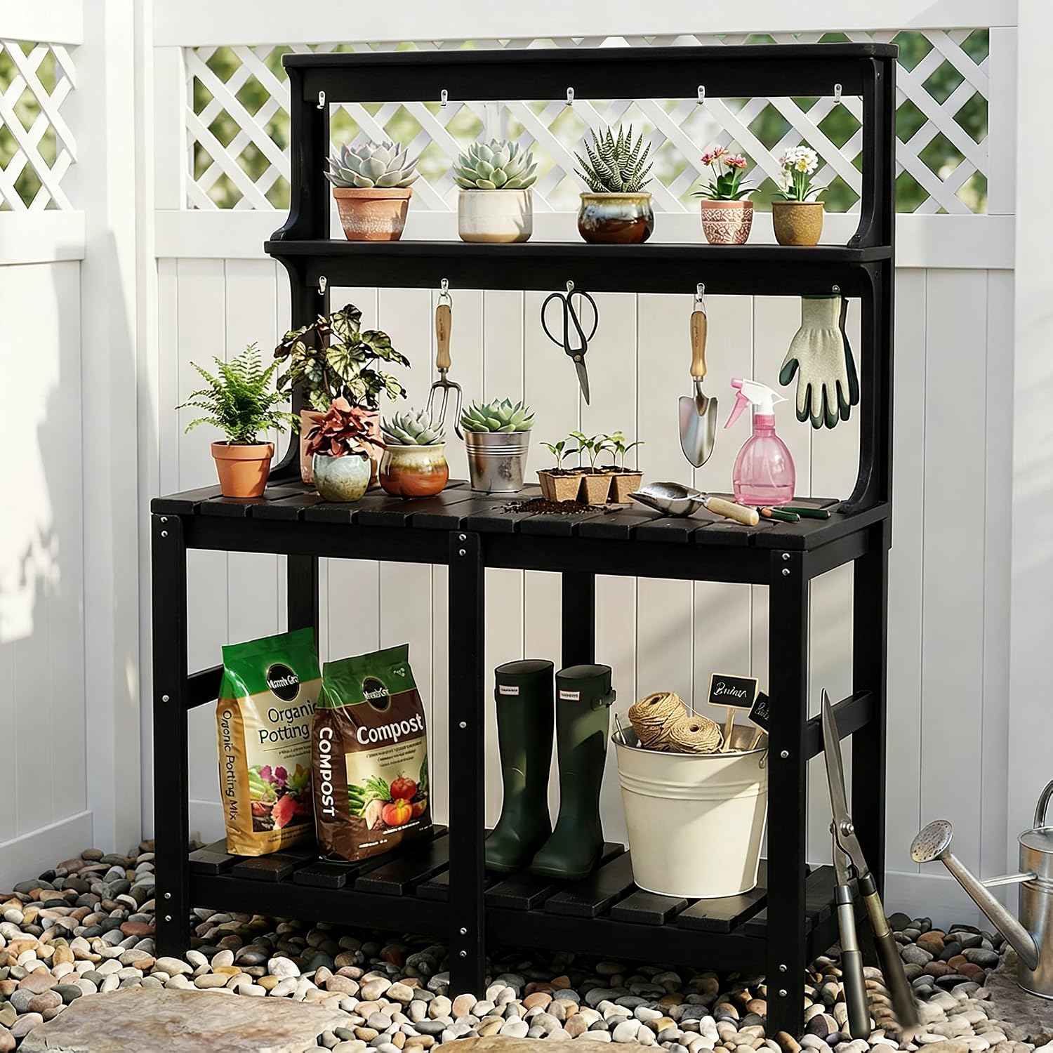 Tavolo da Giardinaggio in HDPE - Garden Weather Station recensione e prezzo