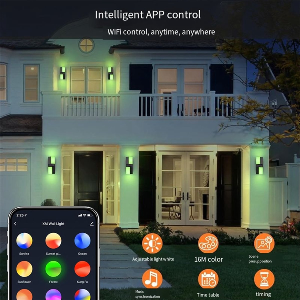 Lampada da Parete LED AA19 a D - Smart Garden Fence & Balcony Hanging Planter recensione e prezzo