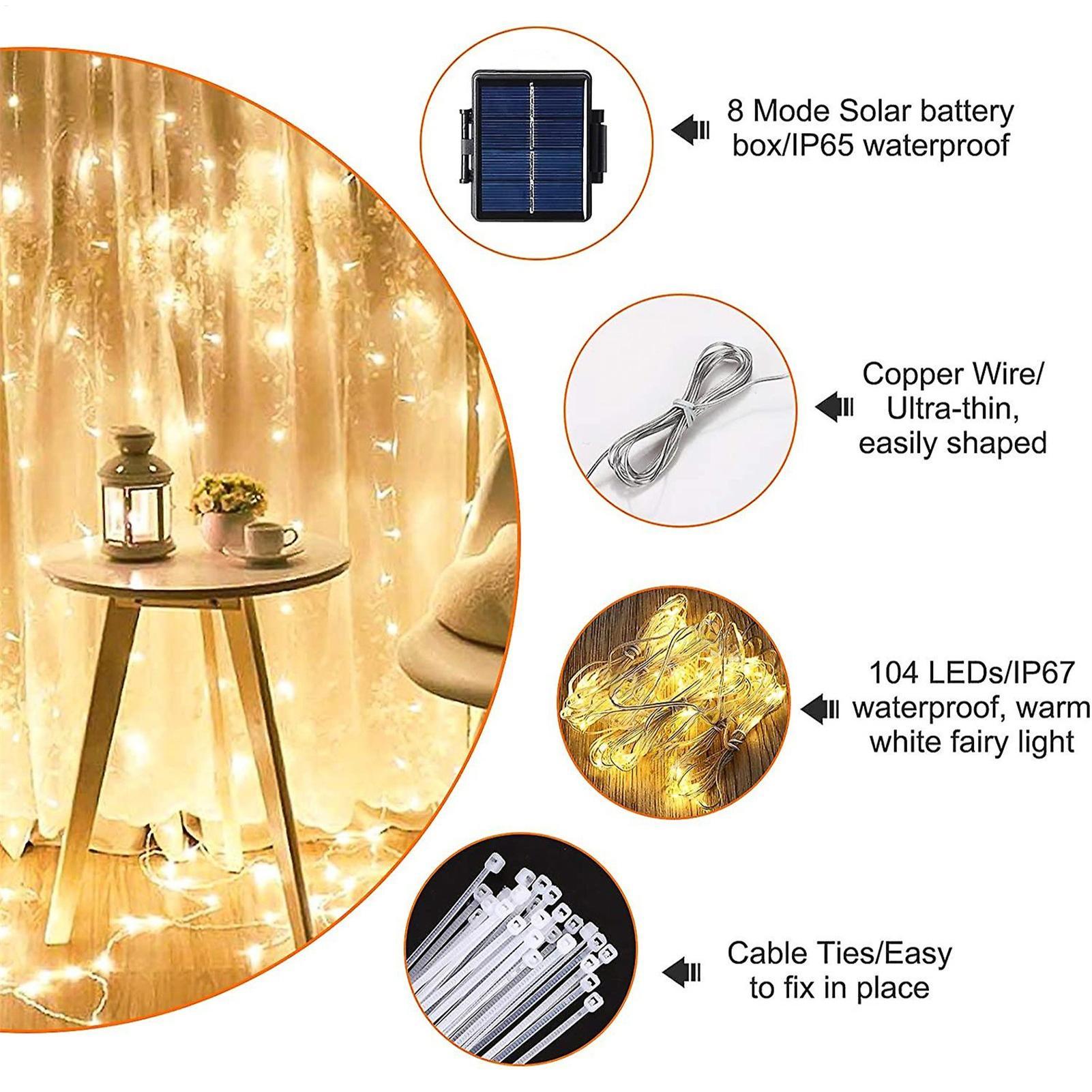 Luci Solari a 104 LED per Ombr - Smart Garden Umbrella recensione e prezzo