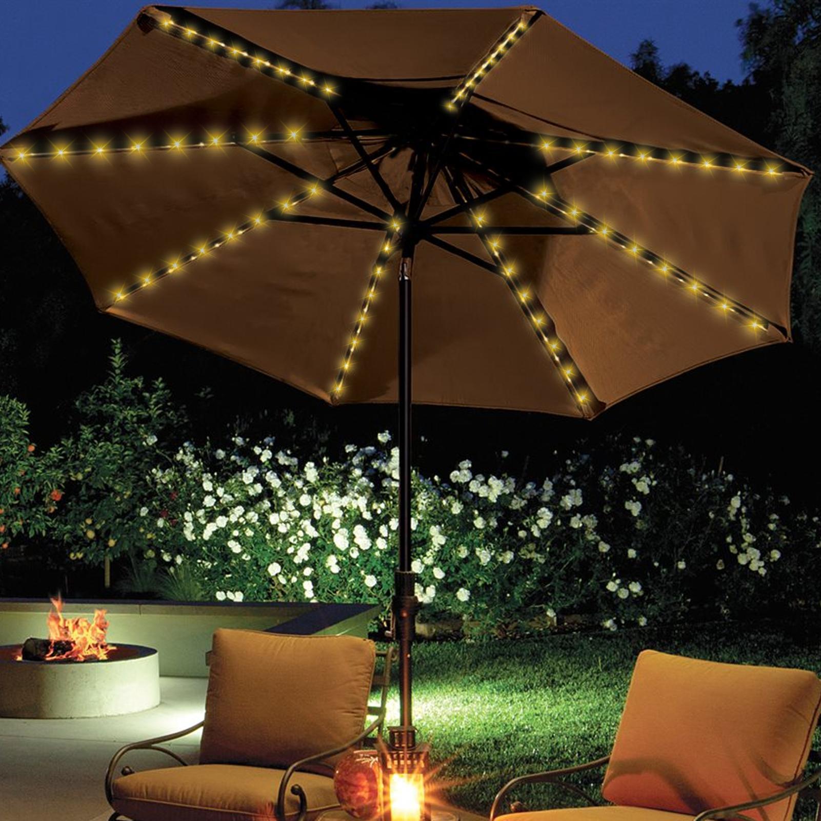 104 luci per ombrellone a LED  - Smart Garden Umbrella recensione e prezzo