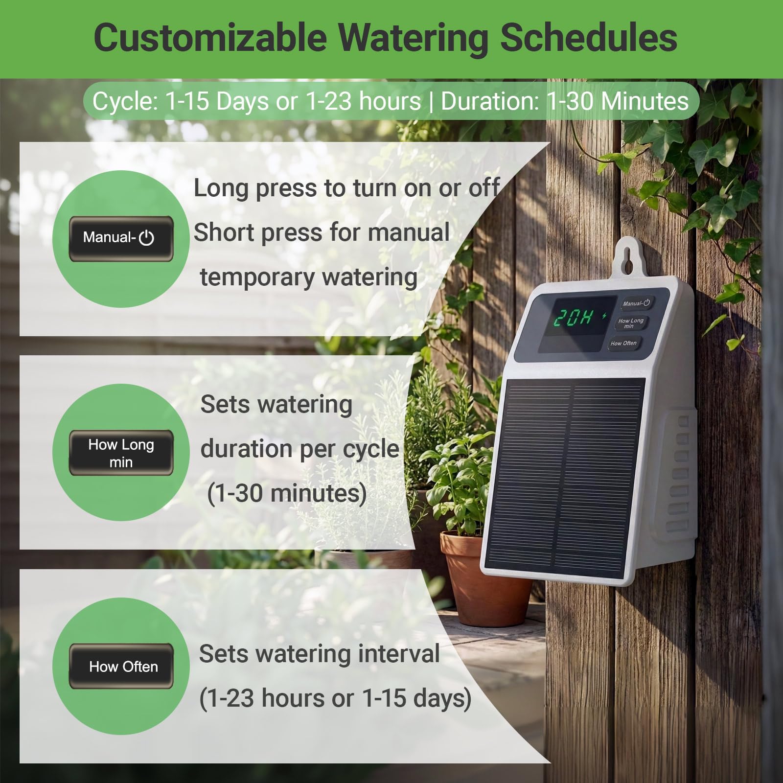 Sistema di irrigazione solare  - Yoocaa Smart Garden recensione e prezzo