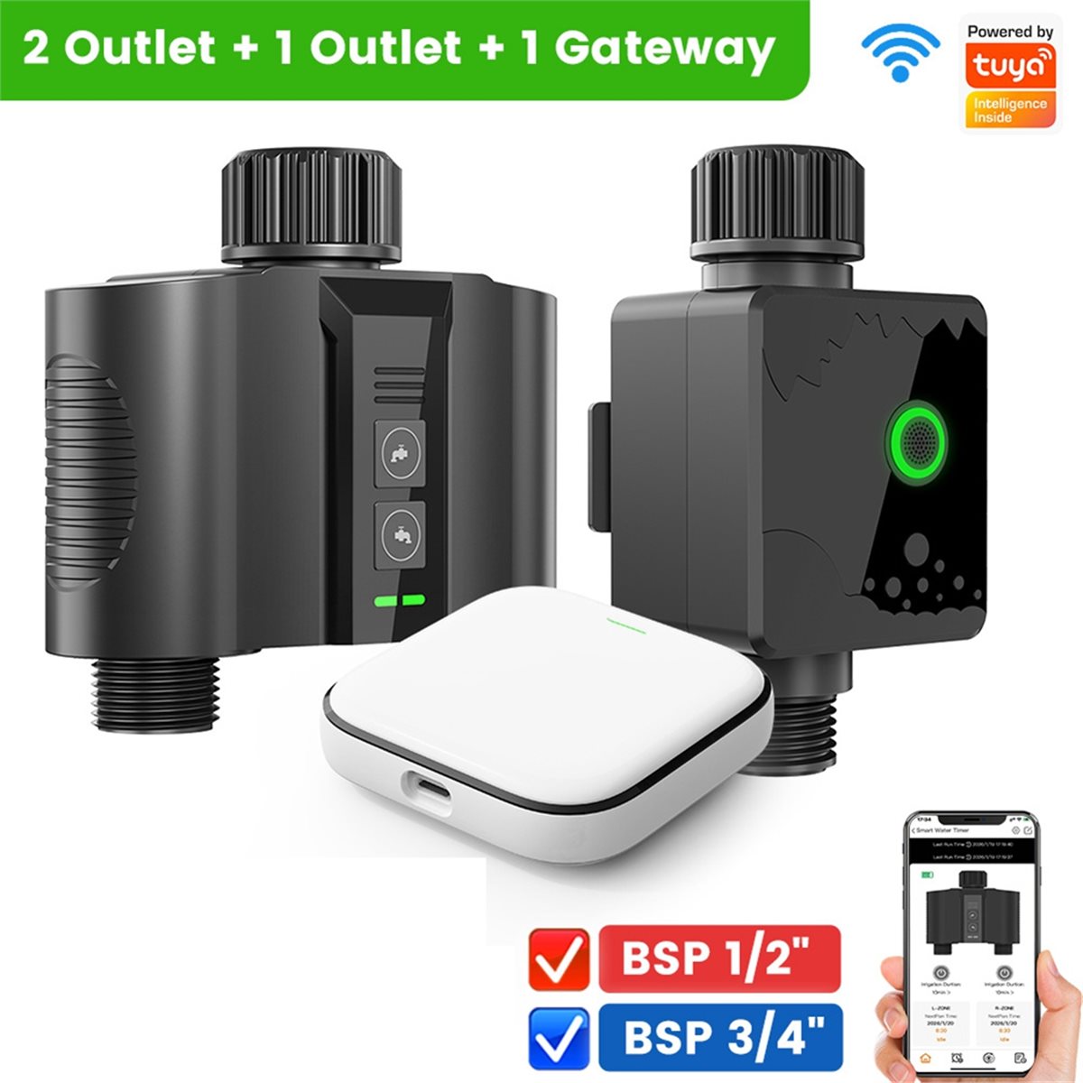 Y17A 1 Set Timer WiFi per Irri - Smart Garden Water recensione e prezzo