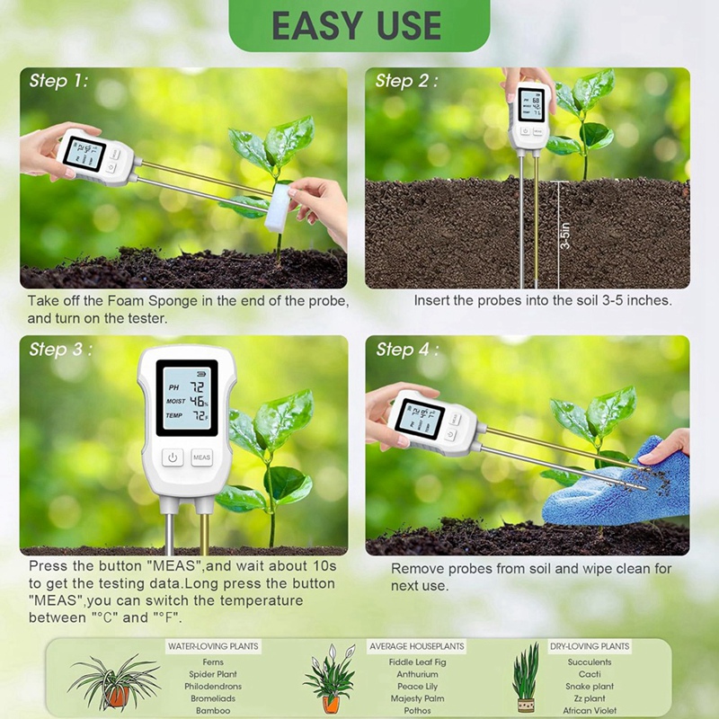 Misuratore di Umidità del Suol - Soil Test Digital recensione e prezzo