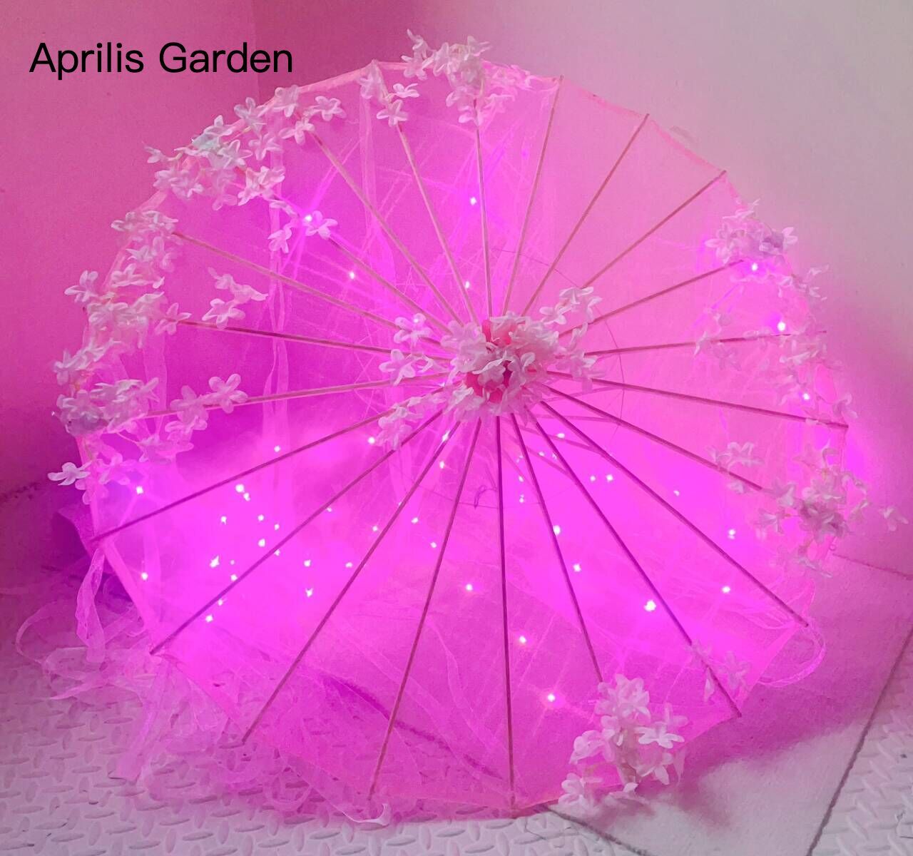 LED filato panno di seta pizzo - Smart Garden Umbrella recensione e prezzo
